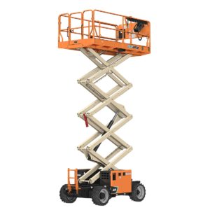 Electric Rough Terrain Scissor Lift Hire